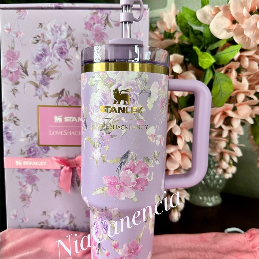 Stanley LoveShackFancy Everblomming Rosettes 40oz Tumbler